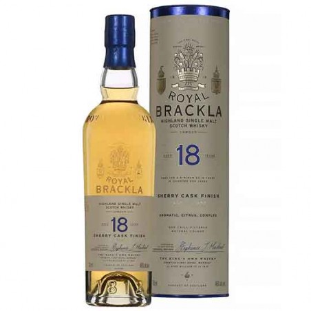 Whisky ROYAL BRACKLA 18 ANS 46% Single Malt | Distillerie écossaise