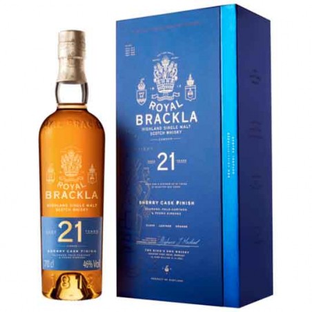 Whisky ROYAL BRACKLA 21 ANS 46% Palo Cortado & Pedro Ximénez Sherry Casks | Ecosse