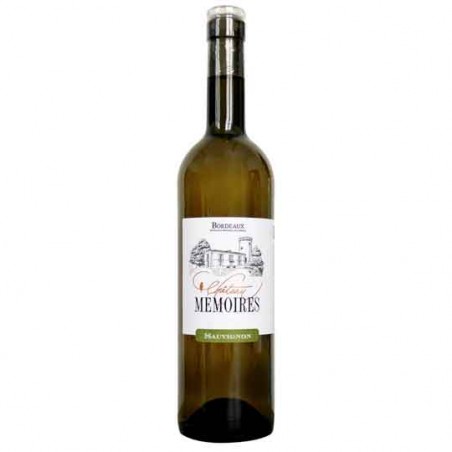 Bordeaux Blanc Sec 100% Sauvignon Gris | Château Mémoires