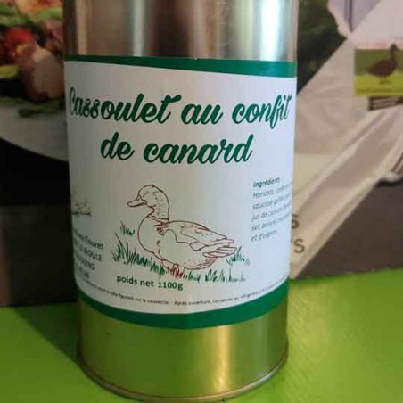 Cassoulet au confit de canard | Ferme du Bioule (Gers)