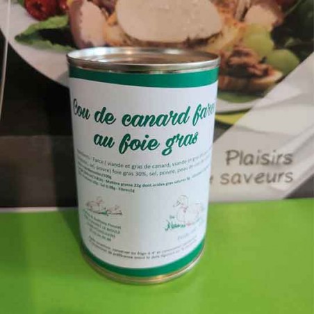 Cou de canard farci au foie gras | Ferme du Bioule (Gers)