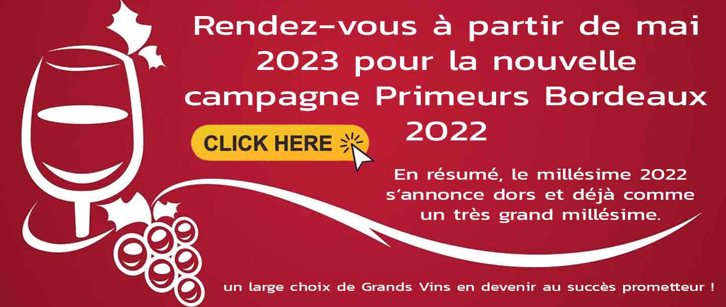 Campagne Primeur 2022