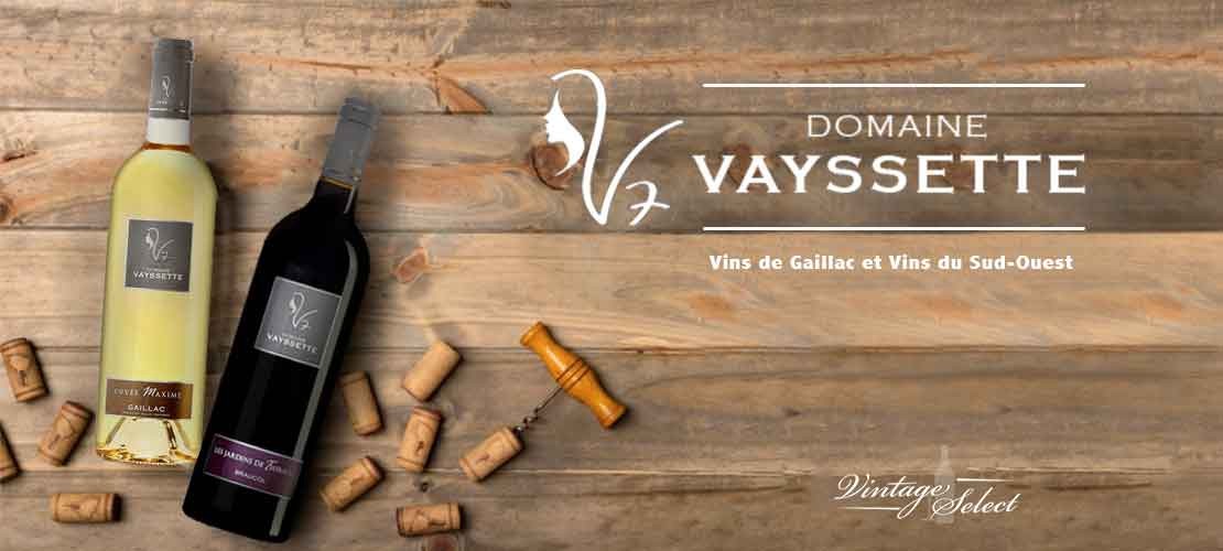 Les vins du domaine Vayssette Gaillac Sud-Ouest